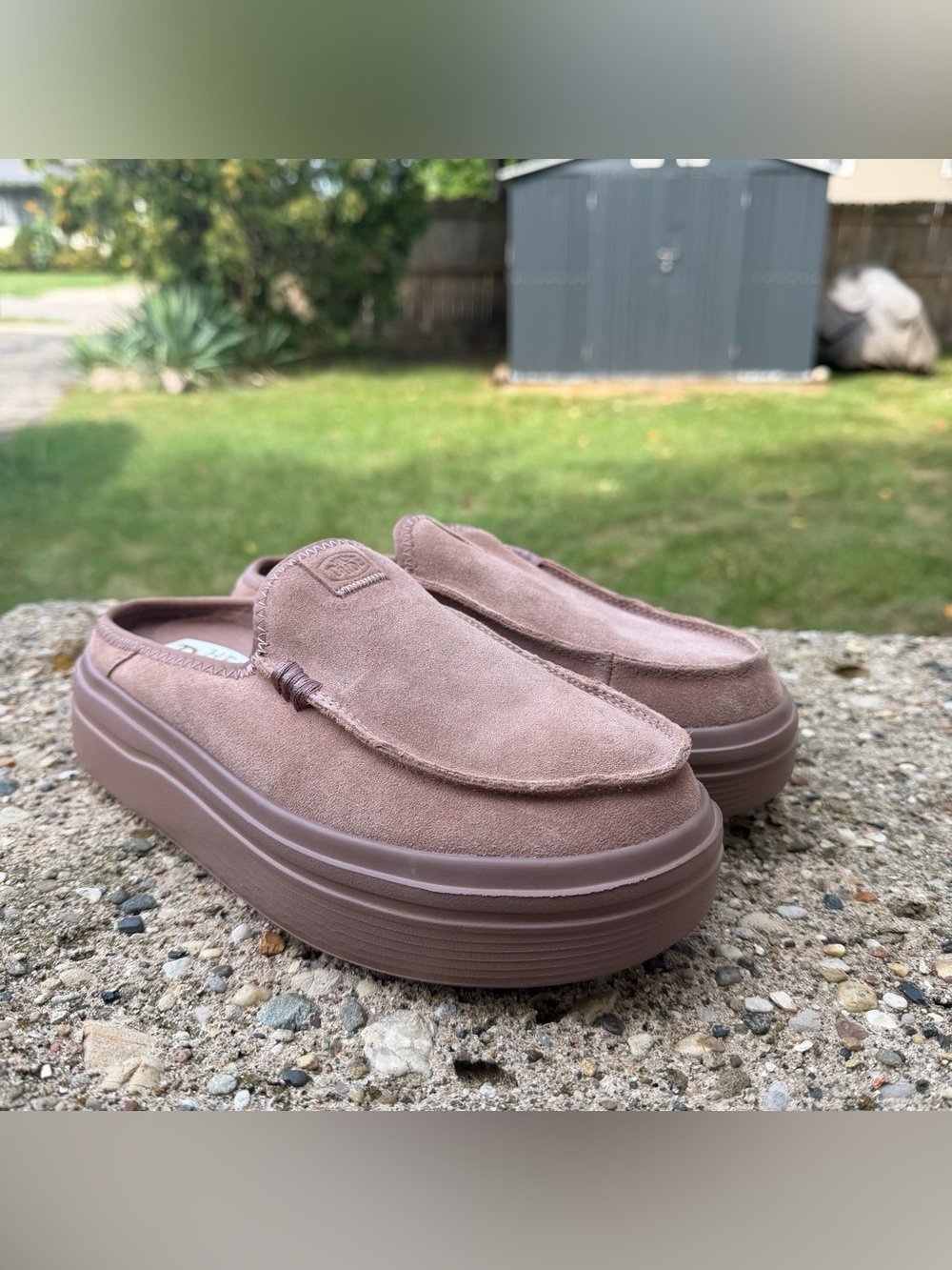Hey Dude women’s Austin lift mule slip on shoes